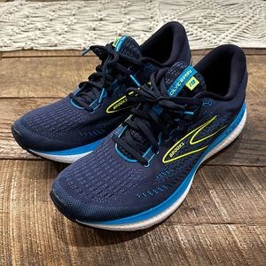 Brooks Glycerin 19 - navy/neon green running shoes - men’s 11.5